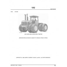 John Deere 8430 Parts Manual